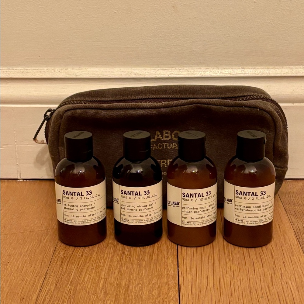 Le Labo Dark Brown Toiletry Bag - Picture 3 of 6